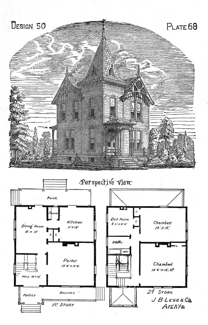 small floor plan victorian house 5