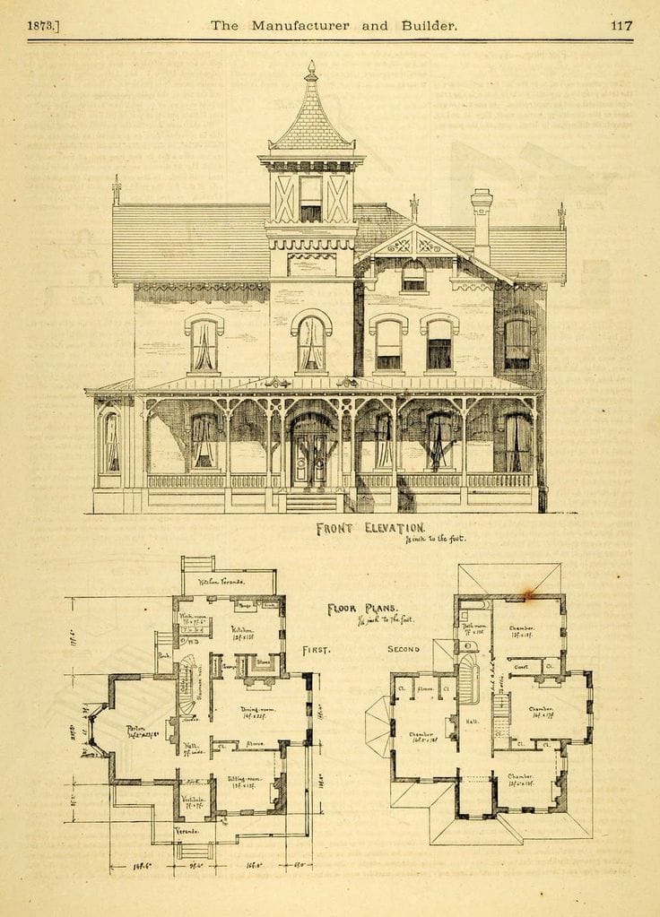 small floor plan victorian house 2