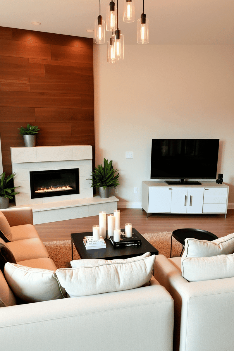 small living room ideas with tv and fireplace 4