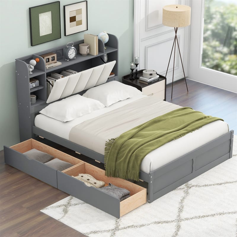 Smart Storage Ideas for Your Queen Size Bed Setup 4