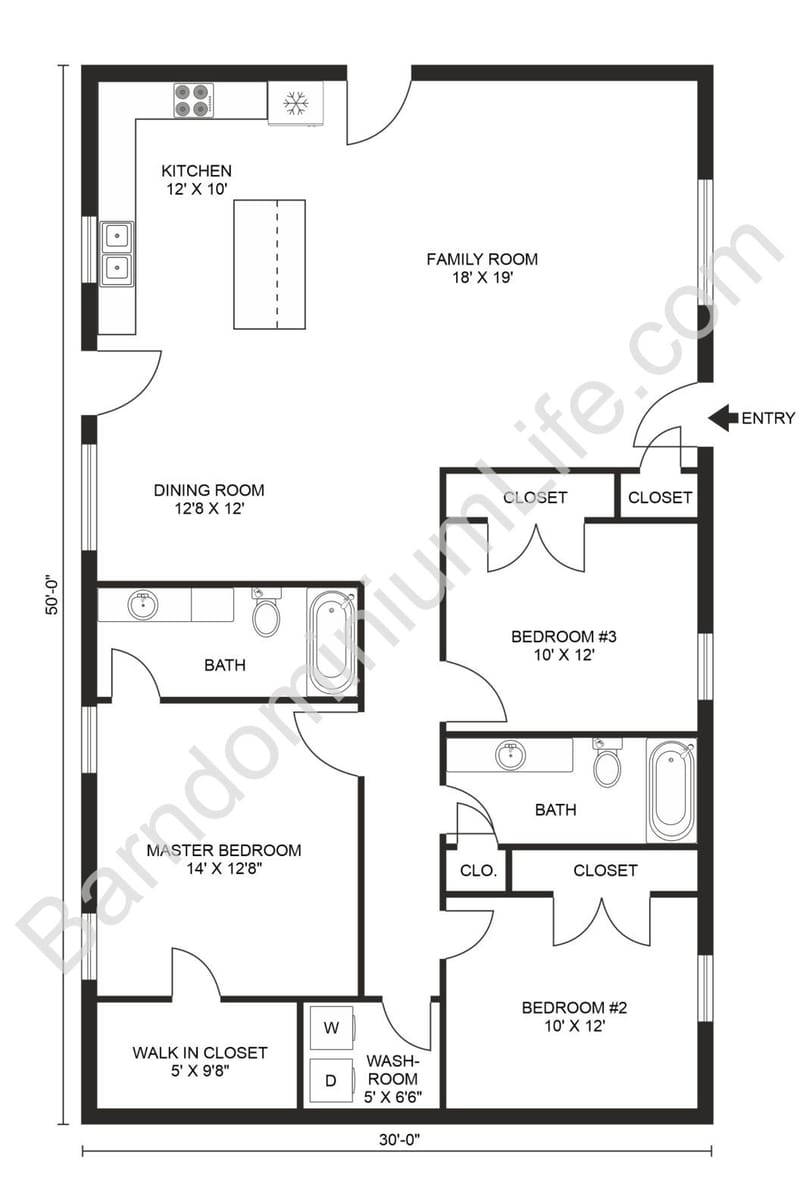 Smart Strategies for Planning Your 3 Bedroom Barndominium Layout. 1