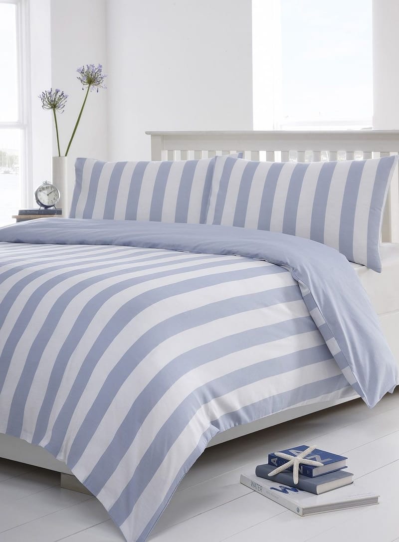 Styling Your Sanctuary with Classic Blue and White Stripes 2