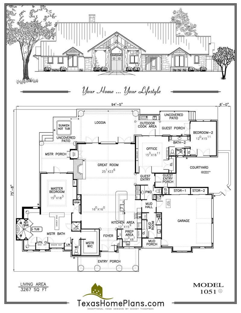 texas ranch style home plans 2