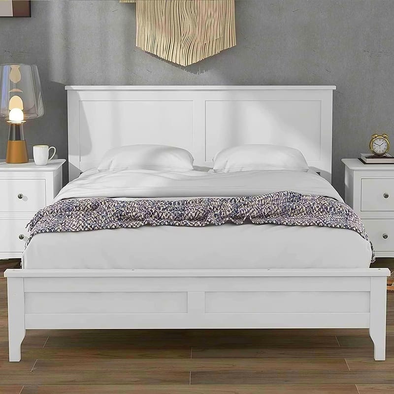 The Enduring Appeal of White Wood Full Bed Frames in Modern Decor 1