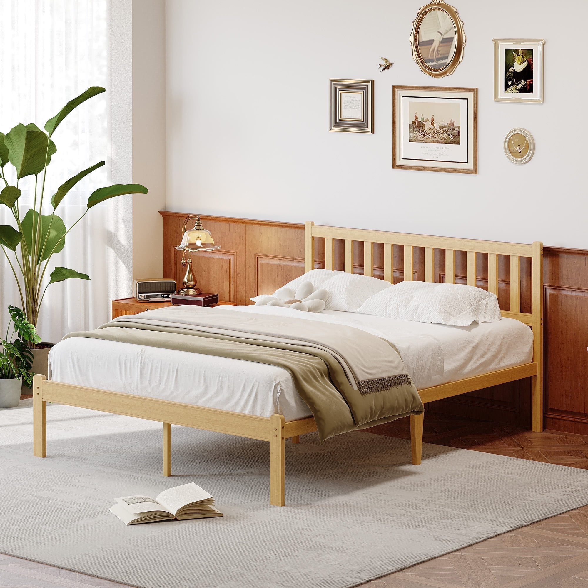 The Enduring Artistry of a Queen Wooden Bed Frame 3