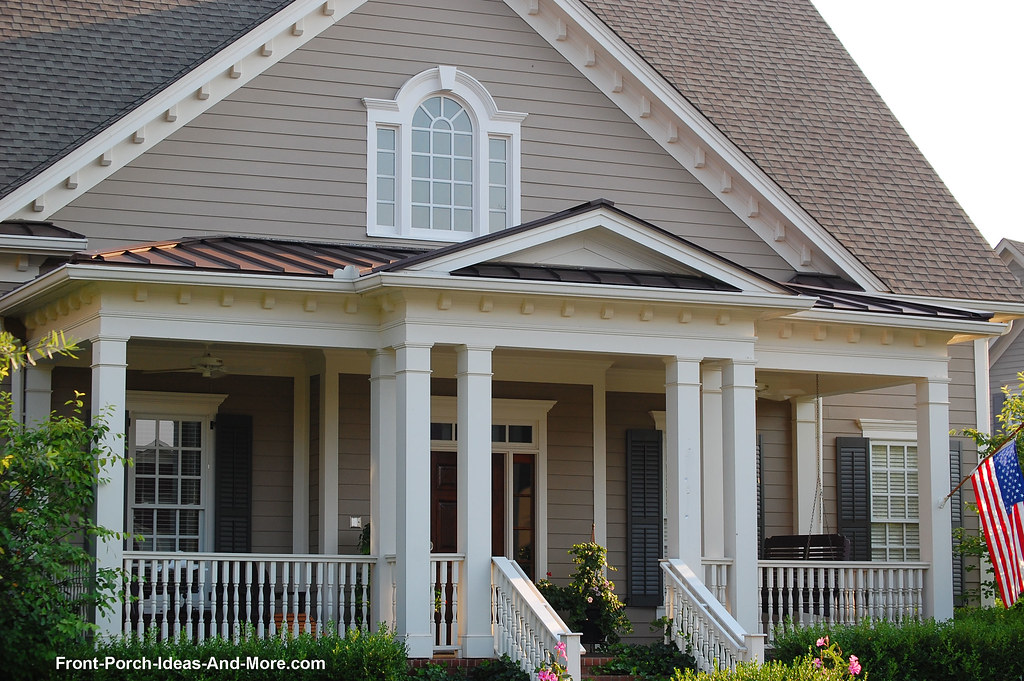 The Enduring Charm of a Front Porch with a 4