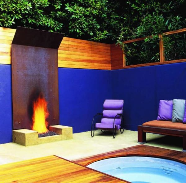 The Enduring Warmth of Mid Century Modern Outdoor Fireplaces 5
