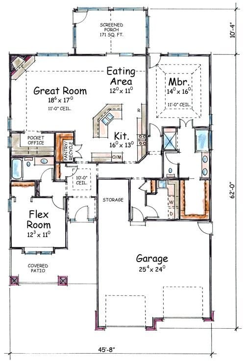 The Sweet Spot 1800 Square Foot Homes for 5