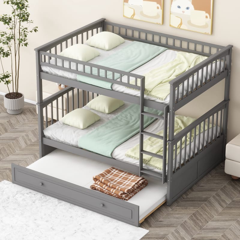 The Unexpected Benefits of a Full-Full Bunk Bed with Trundle for Growing Kids 3