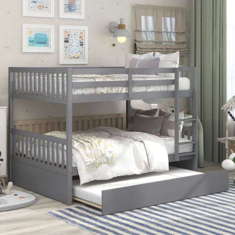 The Unexpected Benefits of a Full-Full Bunk Bed with Trundle for Growing Kids 4