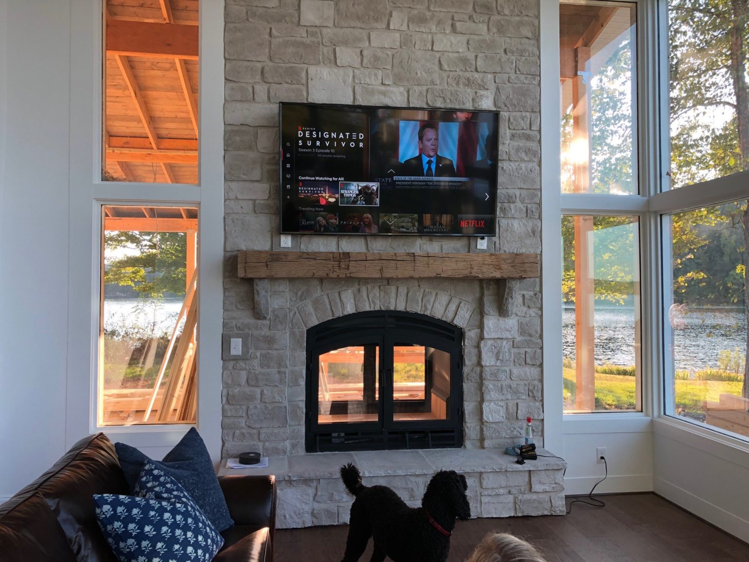 Thinking of a TV Above Your Fireplace What the Experts Know 1