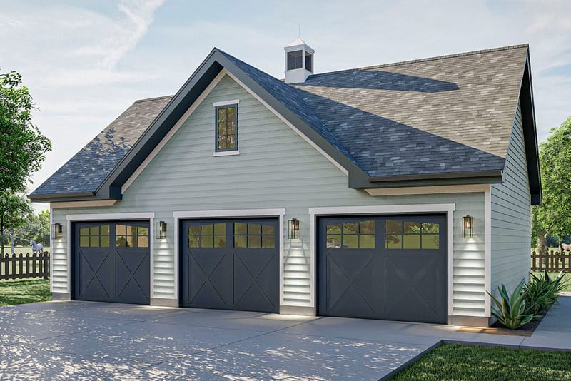 three car garage house plans 4