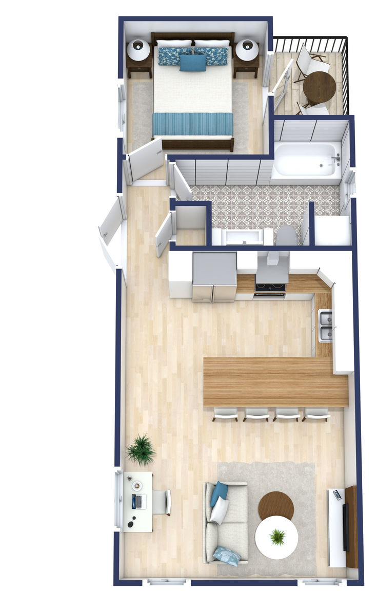 tiny 1 bedroom house plans 5