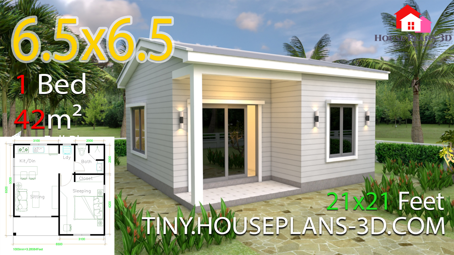 tiny 1 bedroom house plans 1