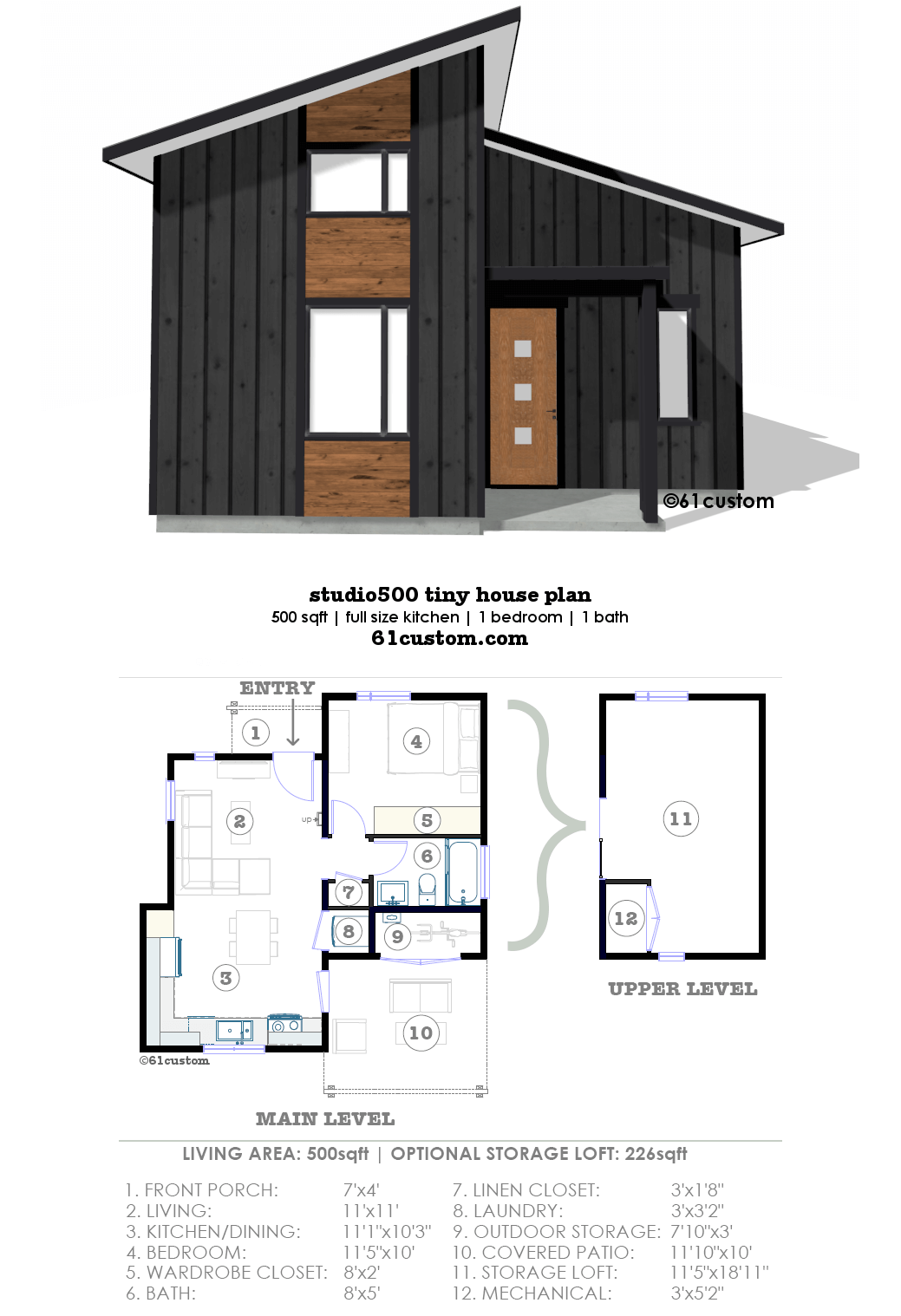 tiny home floor plans free 2