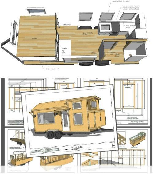 tiny home on wheels floor plans 2