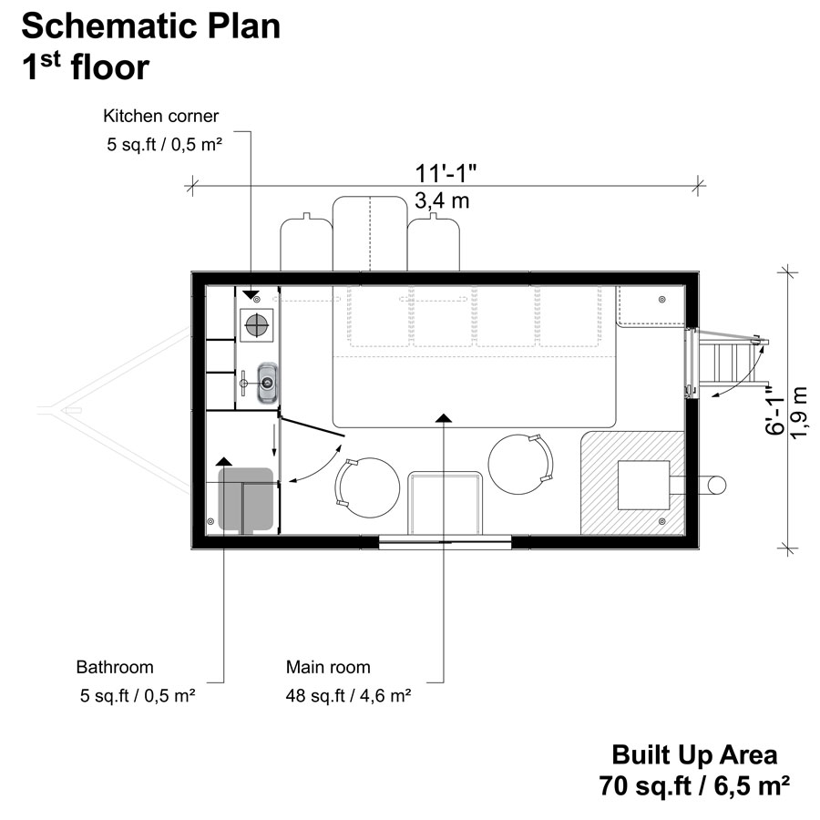 tiny home on wheels floor plans 3
