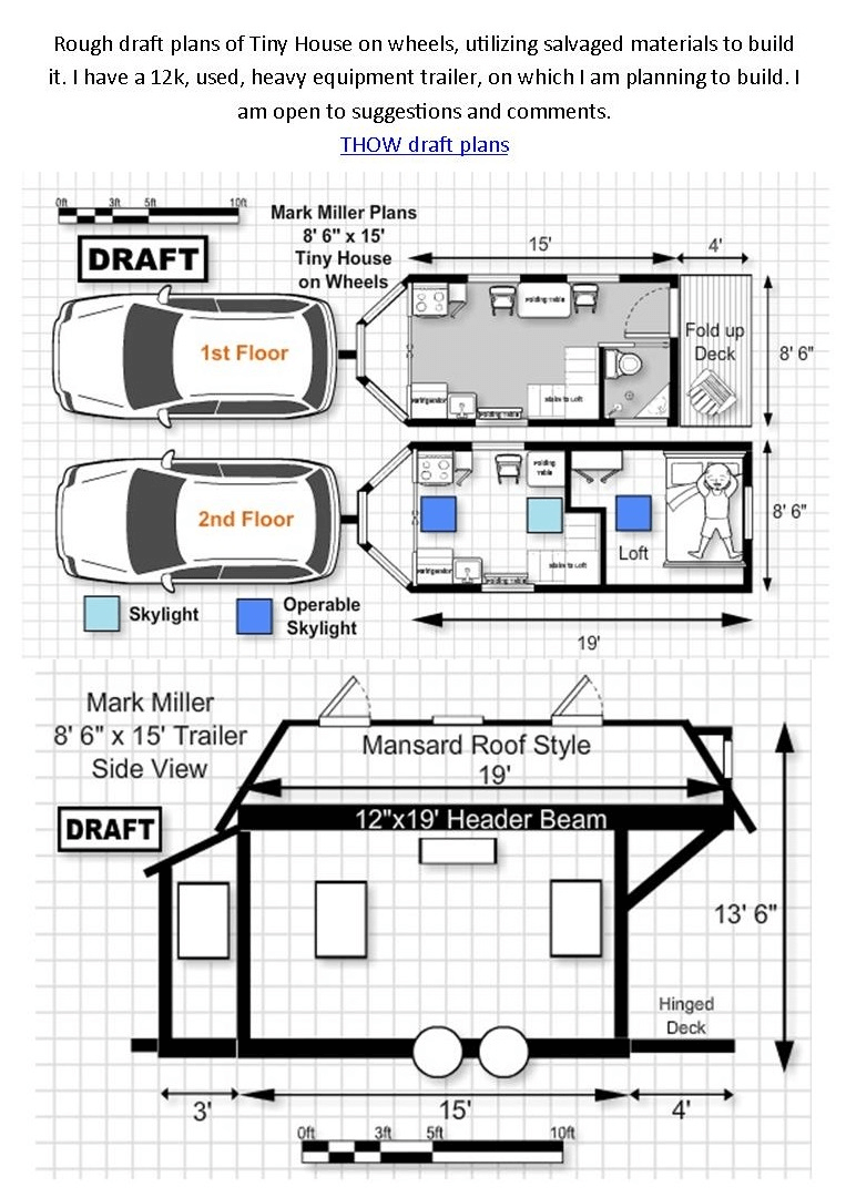 tiny home on wheels floor plans 3