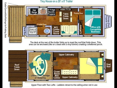 tiny home on wheels floor plans 5