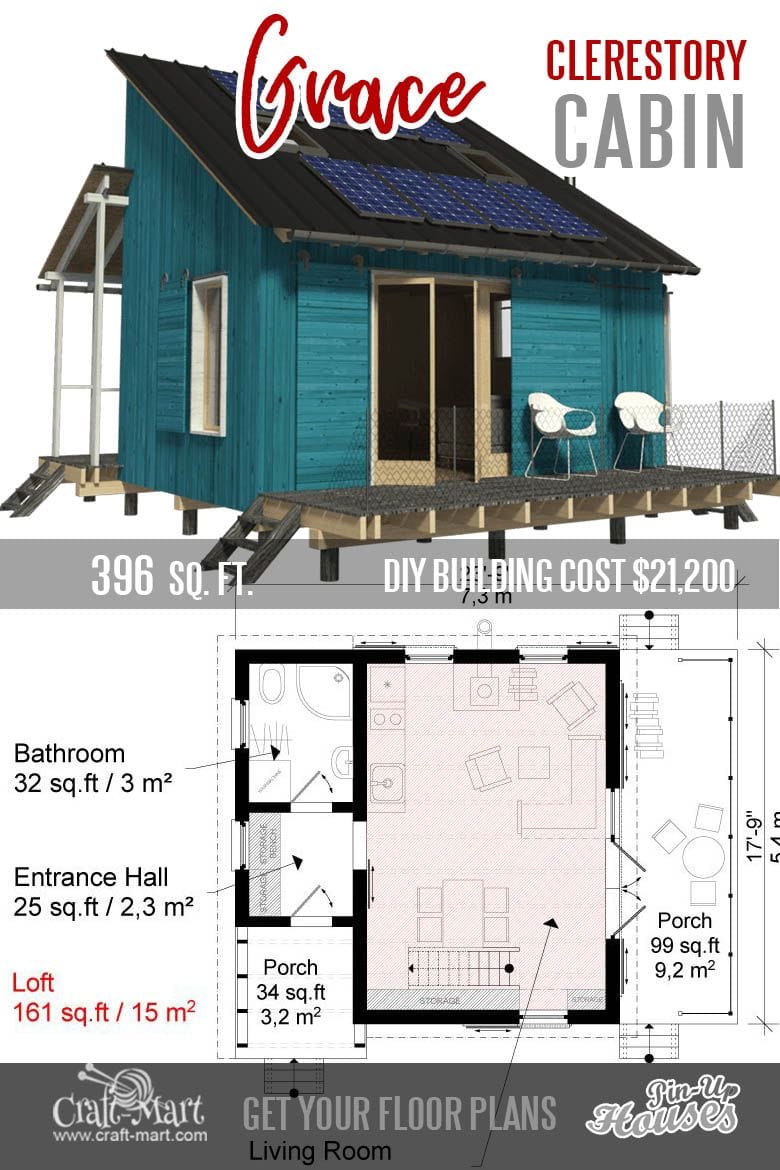 tiny home plans with loft 2