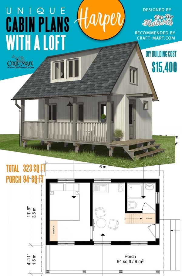 tiny home plans with loft 2