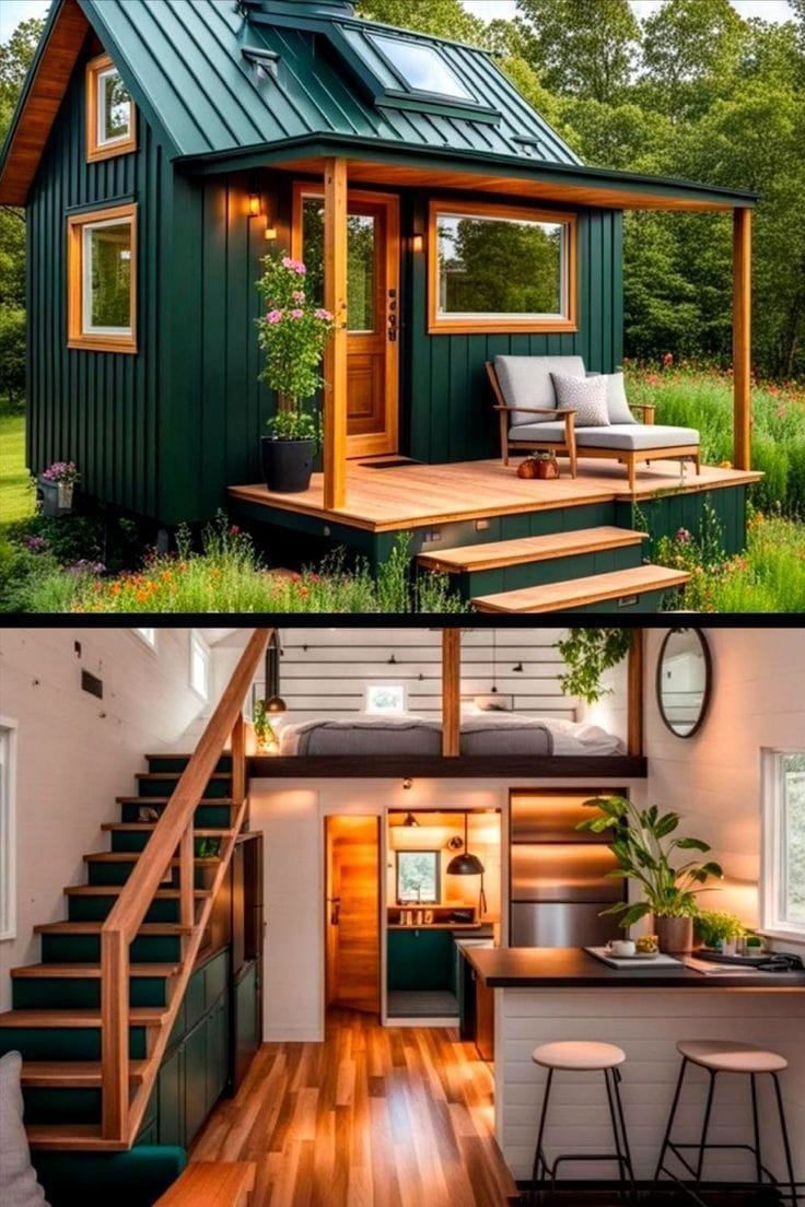 tiny home plans with loft 2