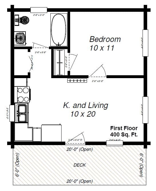 tiny houses floor plans 600 sq ft 3