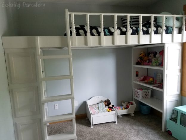 toddler loft bed with play area underneath instructions 3