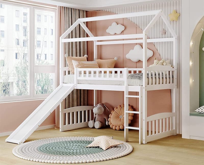 toddler loft bed with play area underneath instructions 4
