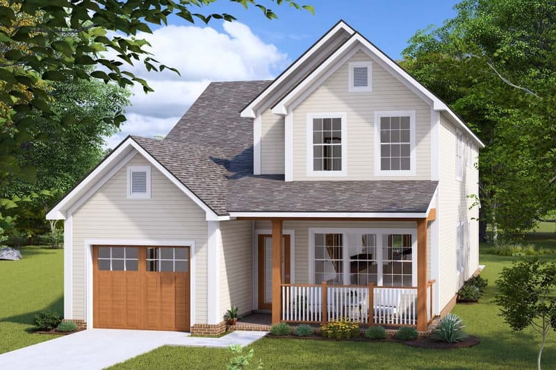 traditional house plans two story 1