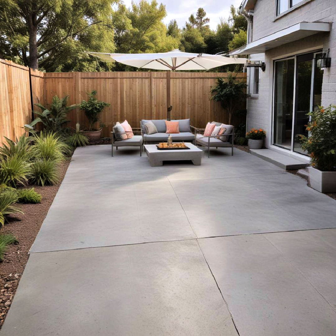 Transform Your Yard on a Dime Expert Tips for Simple Concrete Patios 2