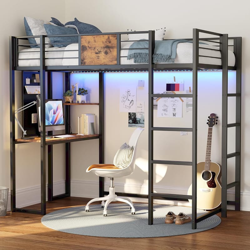 Transforming Small Spaces How a Teen Loft Bed with Desk Creates Their Ultimate Zone 2