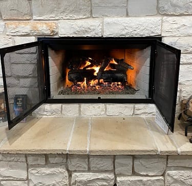 turn wood burning fireplace into gas 4