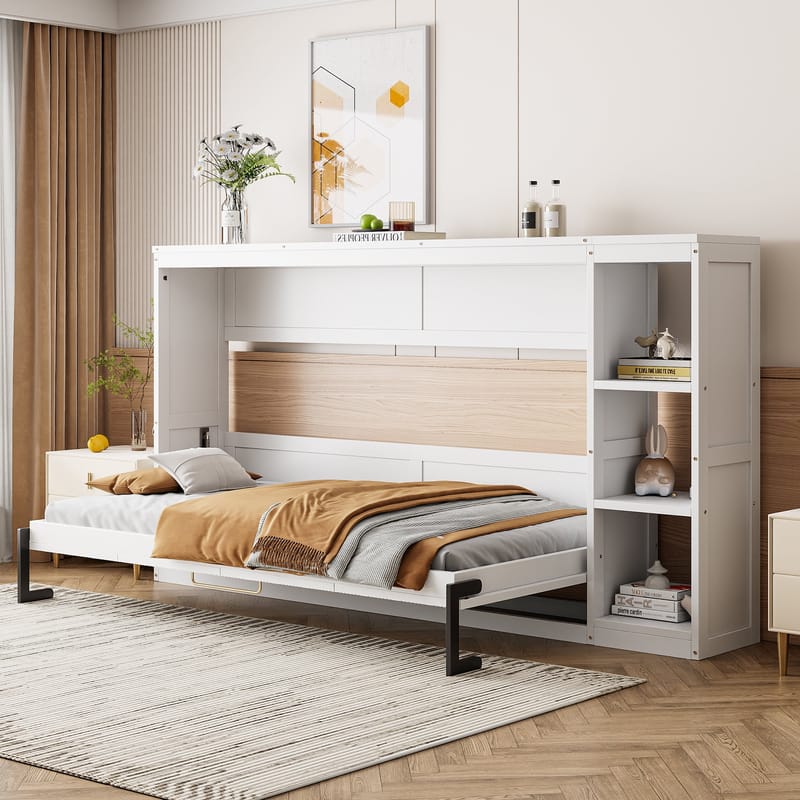 twin bed in a cabinet 2