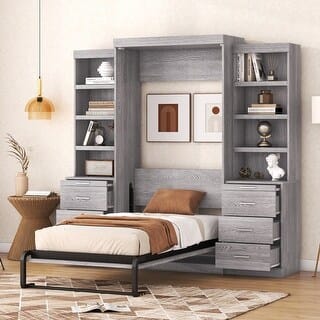 twin bed in a cabinet 5