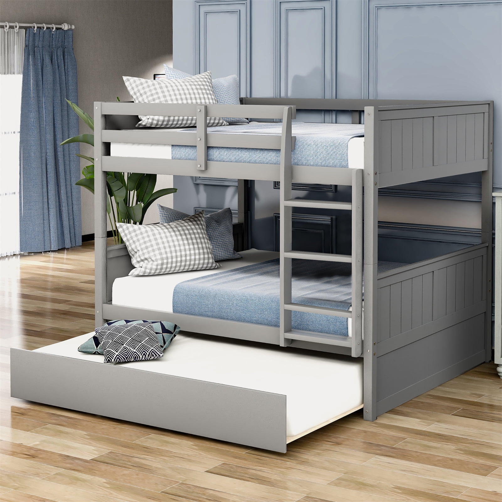 twin over full with trundle bunk bed 2