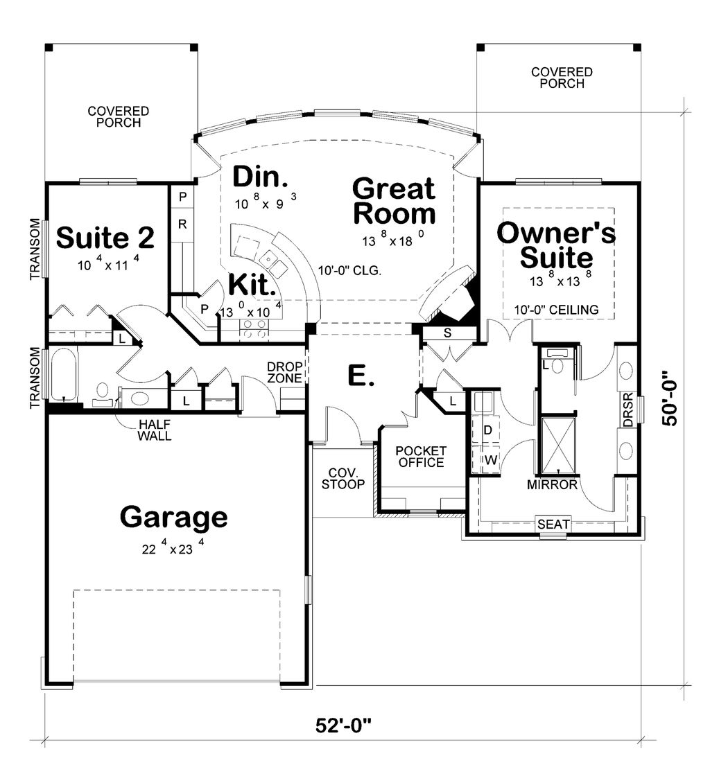 two bed two bath house plans 2