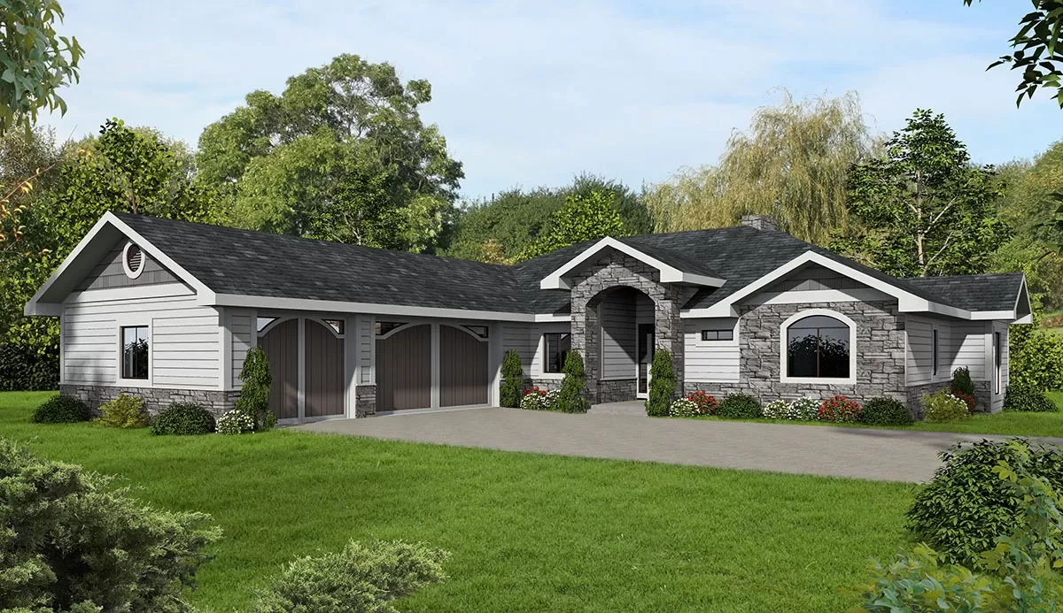 two bedroom ranch floor plans 4