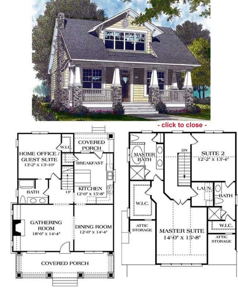 two story cottage house plans 3