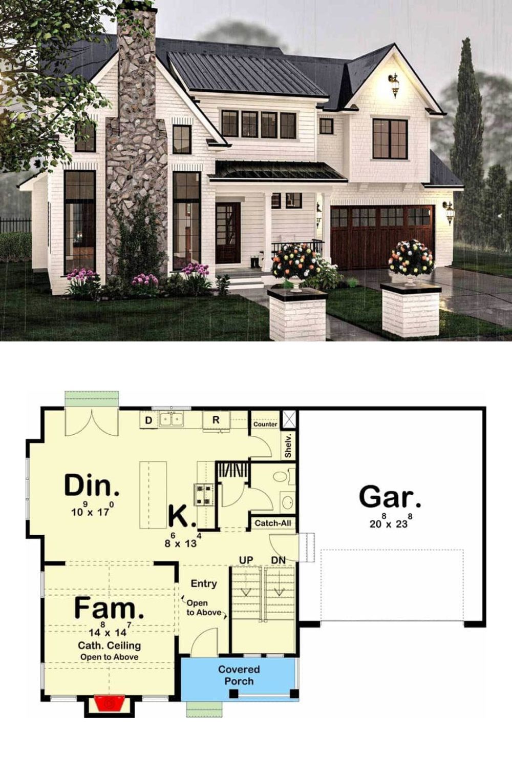 two story cottage house plans 3
