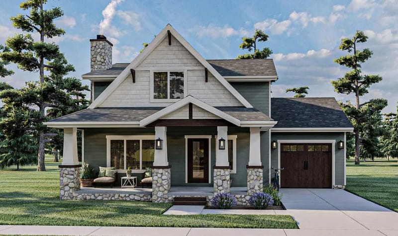 two story craftsman home plans 3