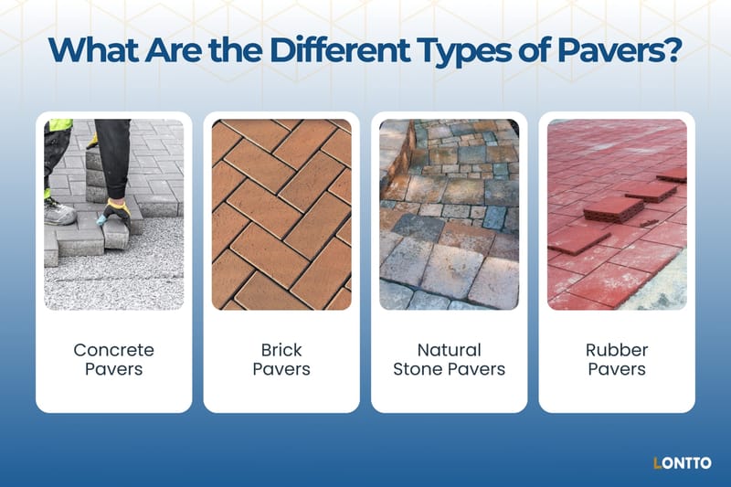 types of pavers for walkway 4