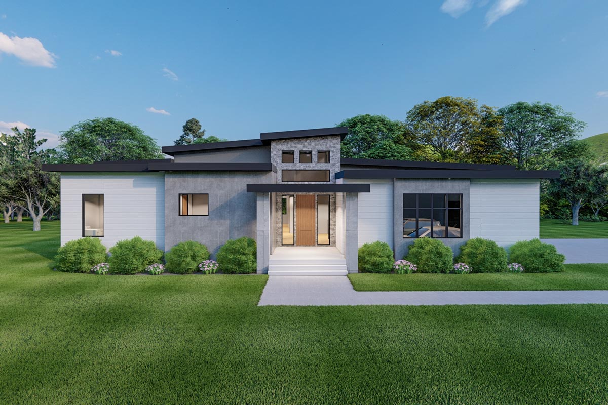 unique single story house plans 5