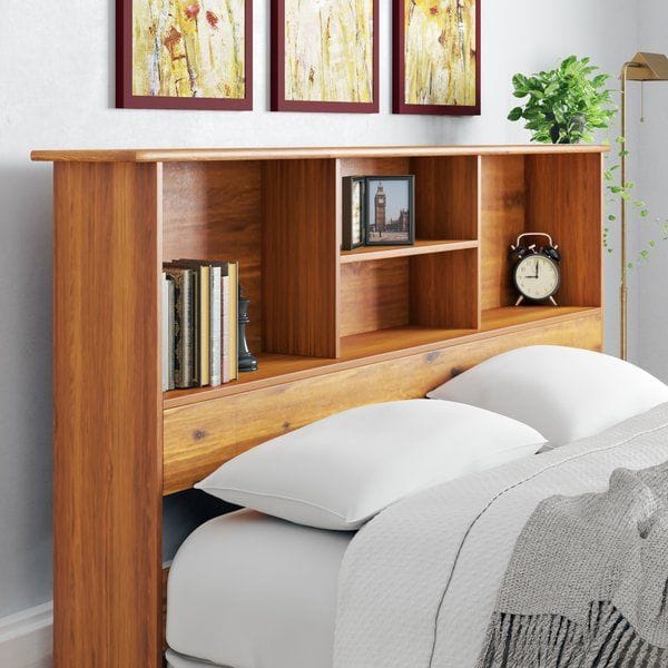 Unlock Your Bedroom's Potential with a King Bed and Bookshelf Headboard 5