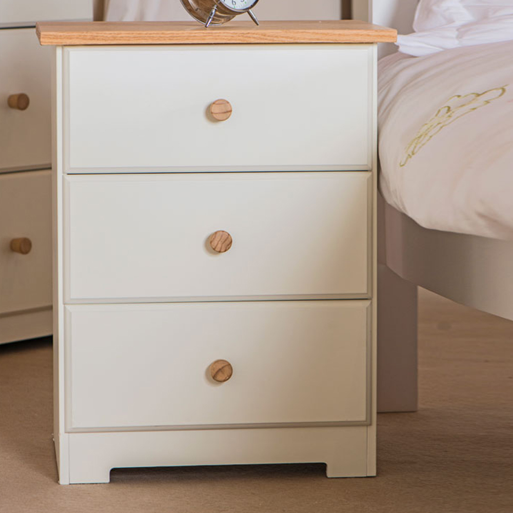Unlocking Bedroom Serenity The Enduring Appeal of White Three-Drawer Bedside Cabin 1
