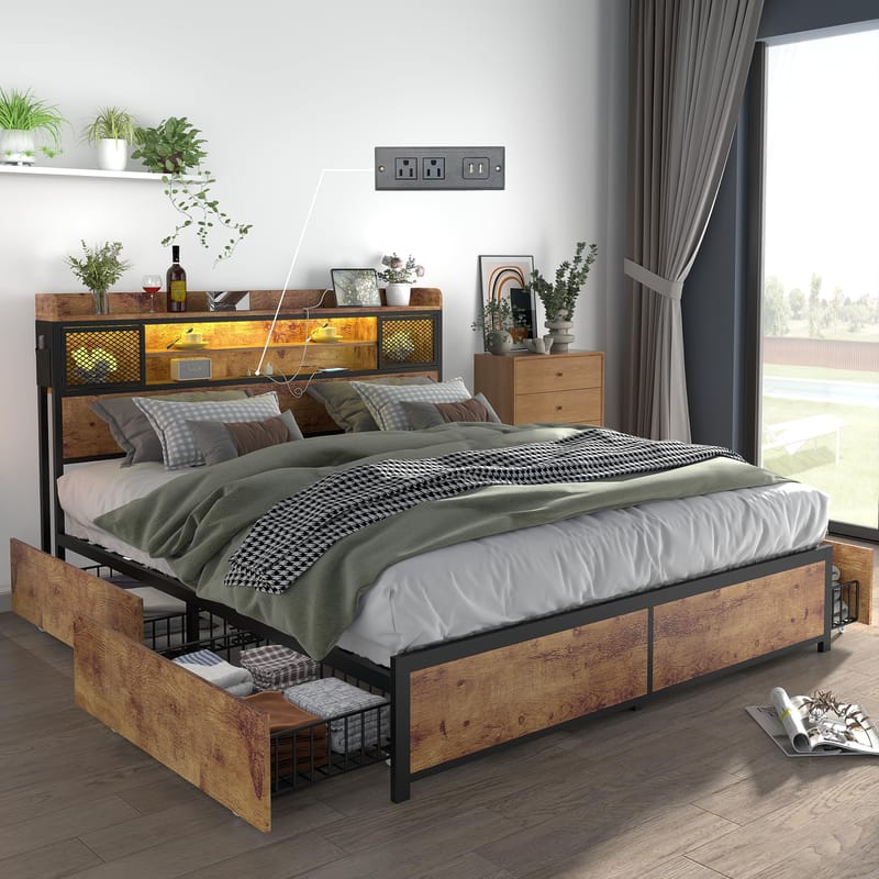 Unlocking Hidden Space How a Queen Platform Storage Bed Transforms Your Bedroom 4