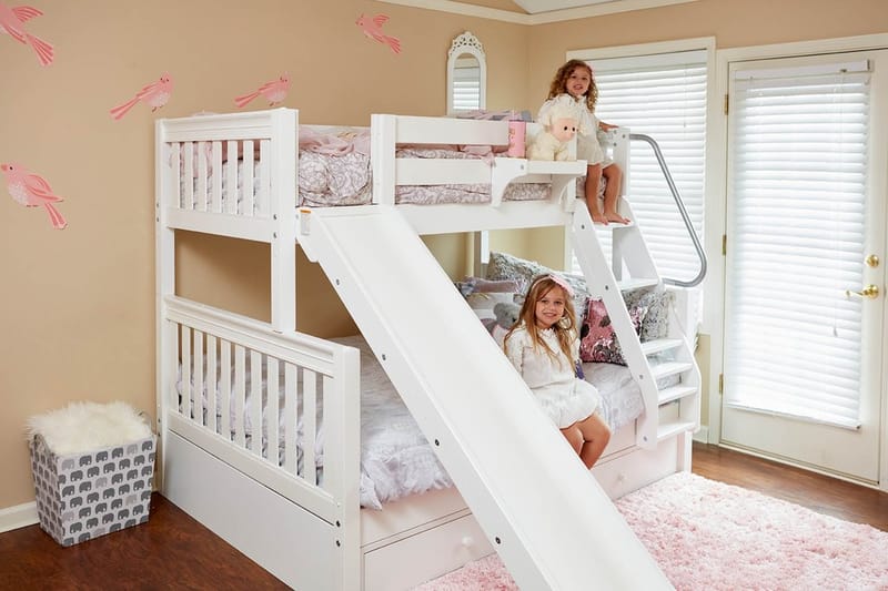Unlocking Room Potential The Twin Over Full Bunk Bed with Slide Story 2