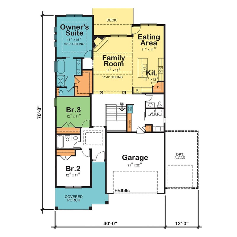 Unlocking Spacious Living The Art of Narrow Lot Floor Plans 4