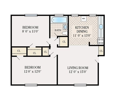 Unlocking the Art of Living Large in 700 Square Feet with Two Bedrooms 4