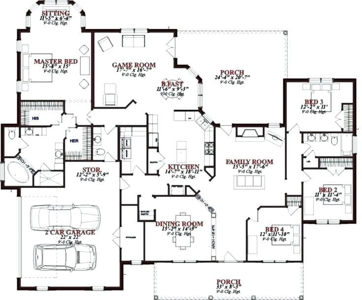 Unlocking the Charm of 3000 Square Foot 4